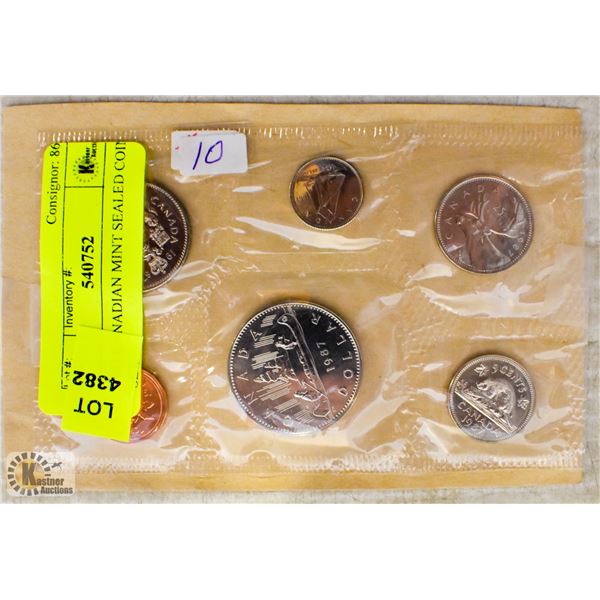 1987 CANADIAN MINT SEALED COIN SET