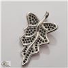 Image 2 : BZ535-62 SILVER BLACK ONYX PENDANT 4.51G