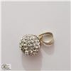 Image 2 : BZ535-55 10K YELLOW GOLD CUBIC ZIRCONIA PENDANT