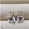 BZ519-114 2 SILVER CZ PENDANT SET