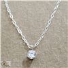 Image 2 : BZ519-137 SILVER CZ 16" NECKLACE