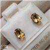 Image 2 : BZ519- 119 SILVER CITRINE EARRINGS