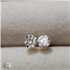 BZ519-143 14K YELLOW GOLD CZ EARRINGS