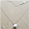 Image 2 : BZ519-113 SILVER 16" NECKLACE