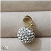BZ519-127 10K YELLOW GOLD CZ 0.98G PENDANT