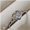 Image 2 : BZ519-150 SILVER CUBIC ZIRCONIA RING