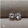 BZ519-130 14K YELLOW GOLD CZ EARRINGS
