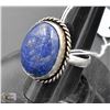 Image 1 : #41-NATURAL LAPIS LAZULI RING /SIZE 6.5