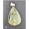 Image 1 : #27-NATURAL PREHNITE PENDANT