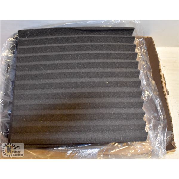 REPACKED SET OF 8 SOUND PROOFING FOAM PANELS