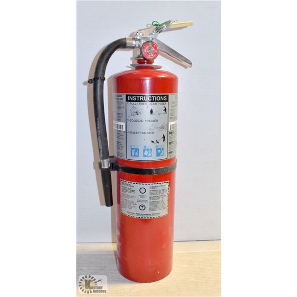 10LBS CHARGED FIRE EXTINGUISHER