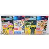 4 NEW PACKS ASSORTED BUILDING BLOCK BRICK STICKERS