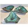 Image 1 : 3 X BLUE MOUNTAIN POTTERY ASHTRAYS