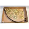 Image 1 : VINTAGE ROYAL FAMILY HORSE BRASSES COLLECTION