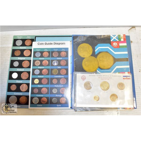 E) 3X WORLD COIN COLLECTOR SETS