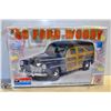 Image 1 : MONOGRAM 48 FORD WOODY 1:25 SCALE SEALED