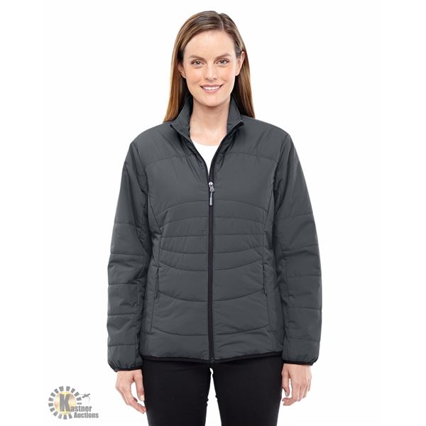 NEW NORTH END LADIES INSULATED GREY XL SIZE JACKET