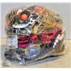 Image 1 : LARGE BAG FULL OF ESTATE JEWELRY