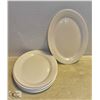 Image 1 : SET OF 6 RESTAURANT WARE WHITE DINNER PLATES