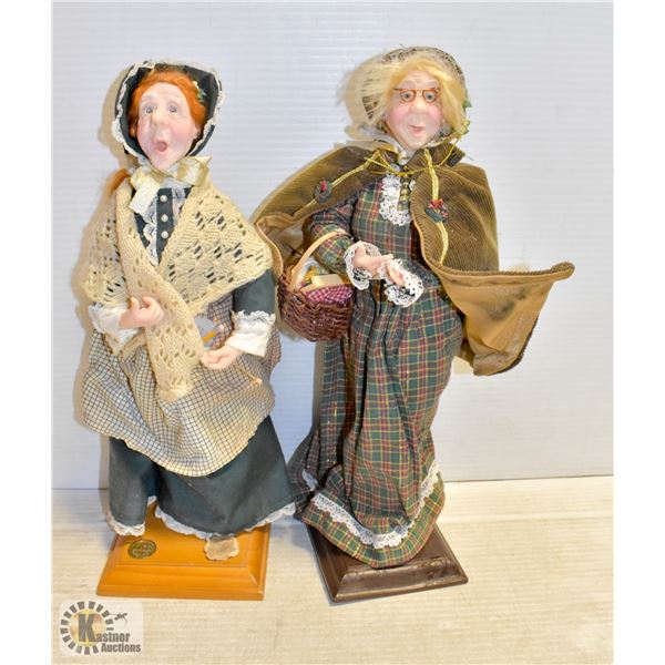 PAIR OF JAQUELINE KENT DOLLS WITH COA