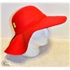 Image 1 : LADIES RED FELT SOMETHING SPECIAL HAT