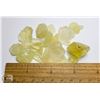 13)  LOT OF 215.5 CTS OF BRAZILIAN LEMON TOPAZ