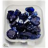 12)  LOT OF 50.5 CTS OF NATURAL KASHMIRI BLUE