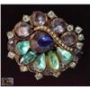 Image 1 : VINTAGE AQUAMARINE BROOCH