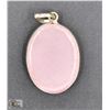 Image 1 : #31-NATURAL PINK ROSE QUARTZ PENDANT