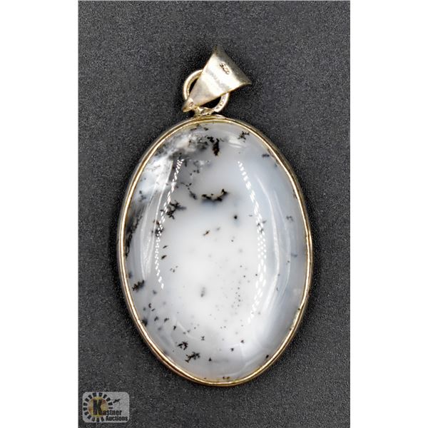 #7-NATURAL DENDRITIC OPAL PENDANT