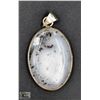 Image 1 : #7-NATURAL DENDRITIC OPAL PENDANT