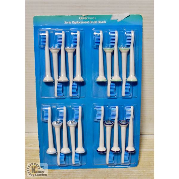 SONIC TOOTHBRUSH REPLACEMENT BRUSHHEADS