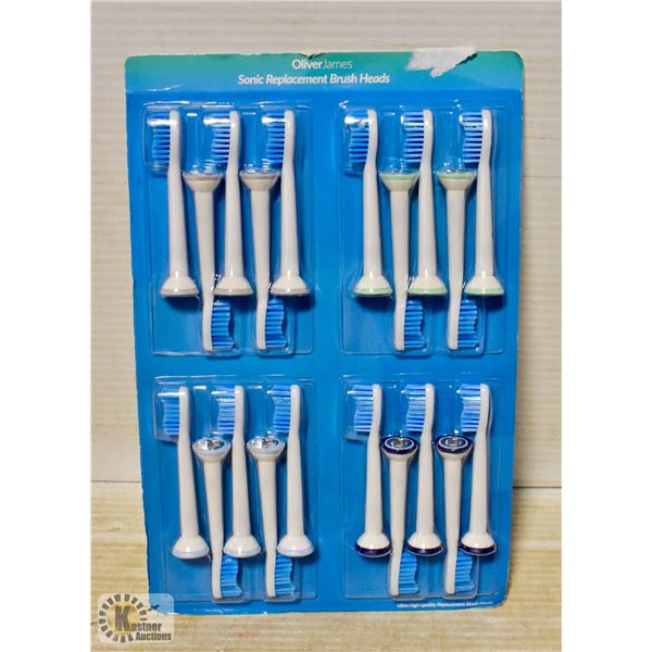 SONIC TOOTHBRUSH REPLACEMENT BRUSHHEADS