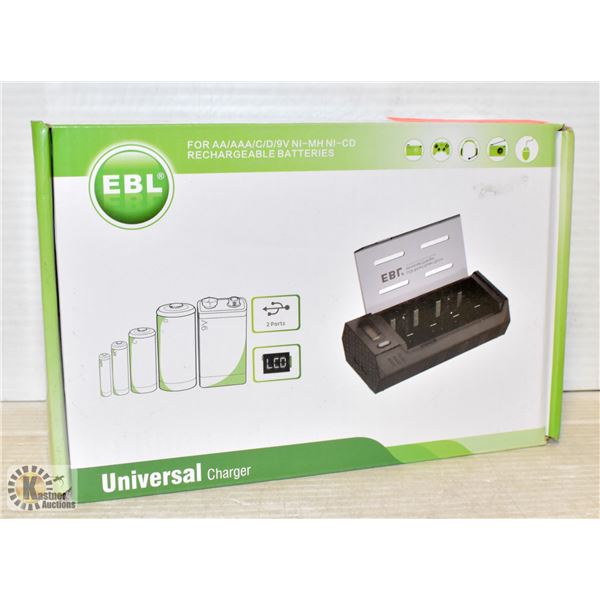 UNIVERSAL CHARGER FOQ AA/AAA/9V NI-MTT NI-CD