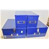 Image 1 : 4 METAL BOXES 11X14X6 INCH