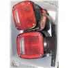 Image 1 : LOT OF 4 TRAILER LIGHTS