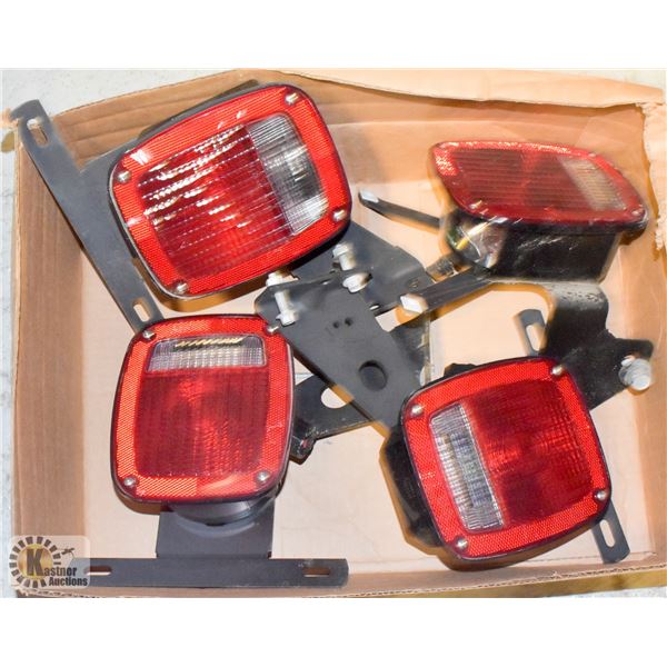 LOT OF 4 TRAILER LIGHTS