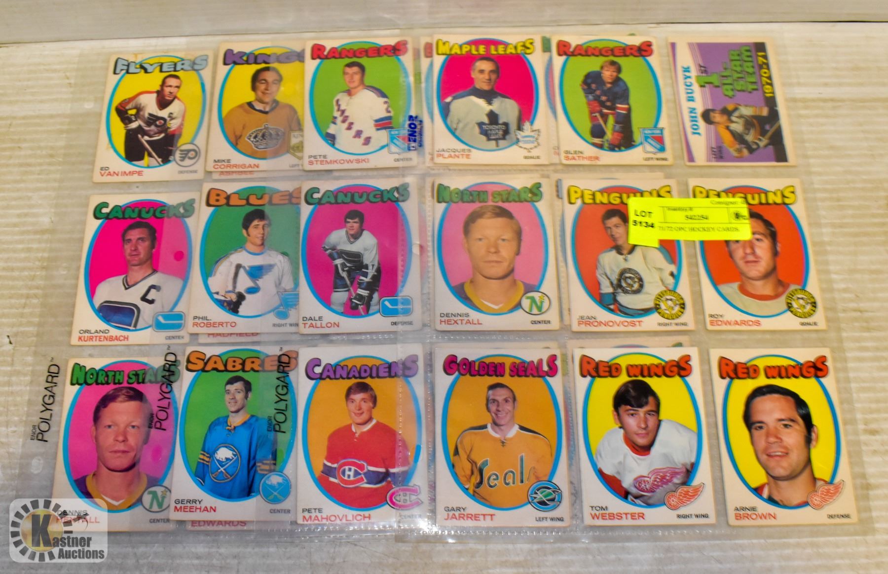 36 1971/72 OPC HOCKEY CARDS 36 1971/72 OPC HOCKEY CARDS