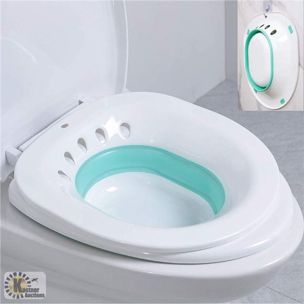 NEW REPACKED H&W OVER THE TOILET HIP BATH BASIN