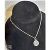 Image 1 : SILVER TONE NECKLACE ON SILVER TONE CHAIN