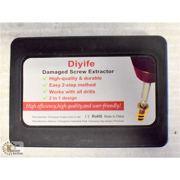 DIYIFE DAMAGED SCREW EXTRACTOR SET