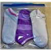 Image 1 : 9 PACK LADIES ANKLE SOCKS  *STYLE/COLOUR MAY VARY*