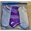 Image 1 : 9 PACK LADIES ANKLE SOCKS  *STYLE/COLOUR MAY VARY*