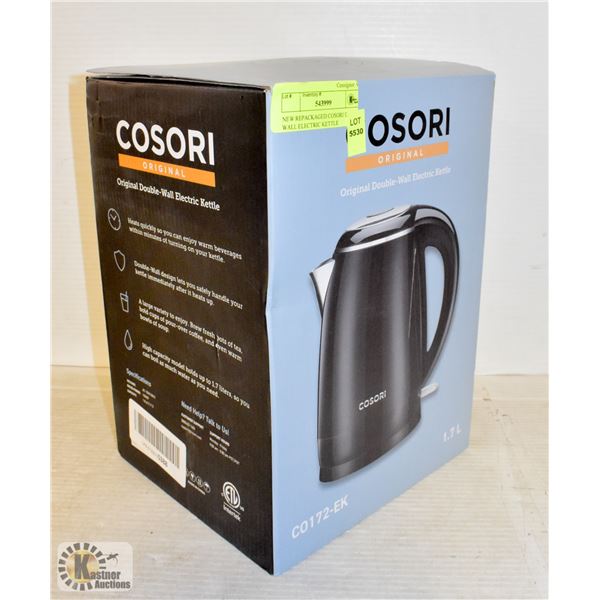 NEW REPACKAGED COSORI DOUBLE WALL ELECTRIC KETTLE