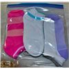 9 PACK LADIES ANKLE SOCKS  *STYLE/COLOUR MAY VARY*