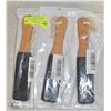 Image 1 : LOT OF 3 NEW WOOD HANDLED CALLUS FOOT FILES