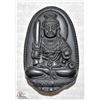 Image 1 : BLACK OBSIDEON HAND CARVED BUDDAH