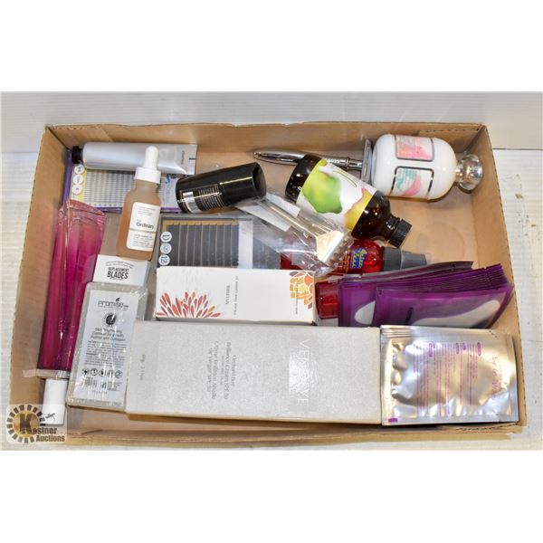 FLAT OF VARIOUS NEW TOILETRIES *SHIPPING NOT AVAILABLE*