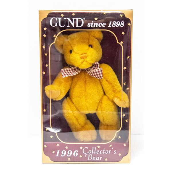 SEALED GUND 1996 LIMITED EDITION COLLECTOR BEAR