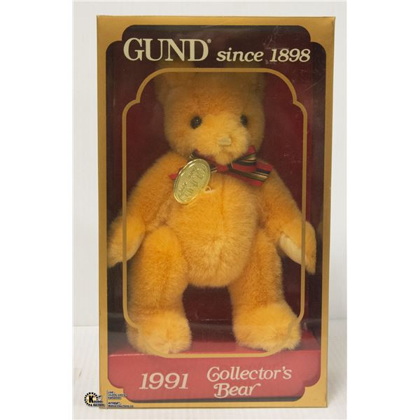 SEALED GUND 1991 LIMITED EDITION COLLECTORS BEAR